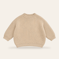 Baby Pullover in Beige ohne Namen, Produktansicht [swatch:Beige]