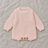 Das Strickmuster des Stramplers, Farbe Rose