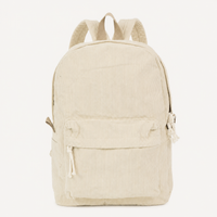 Kordsamt Rucksack in Elfenbein ohne Namen, Produktansicht [swatch:Elfenbein]