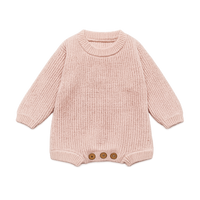 Strickstrampler in Rosé ohne Namen, Produktansicht [swatch:Rosé]