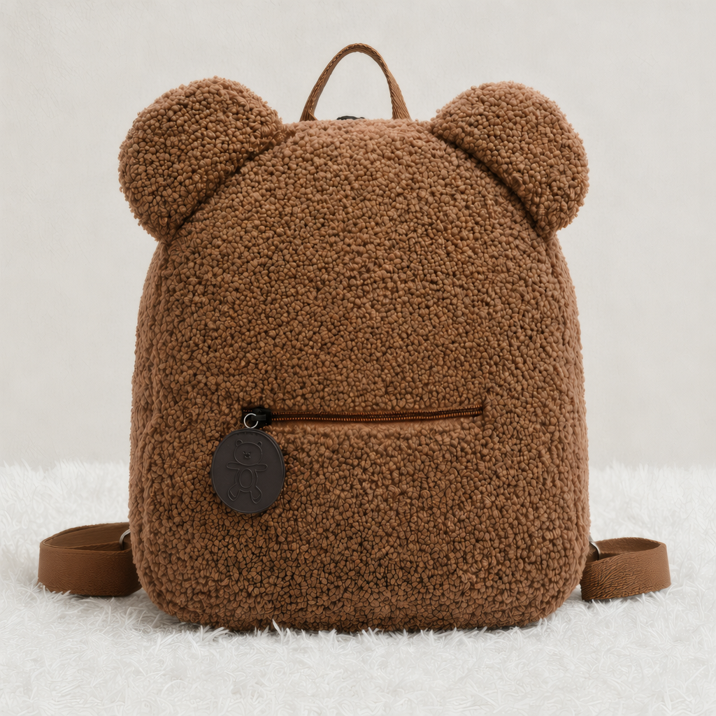 Teddy-Rucksack im Set, Name von Hand bestickt