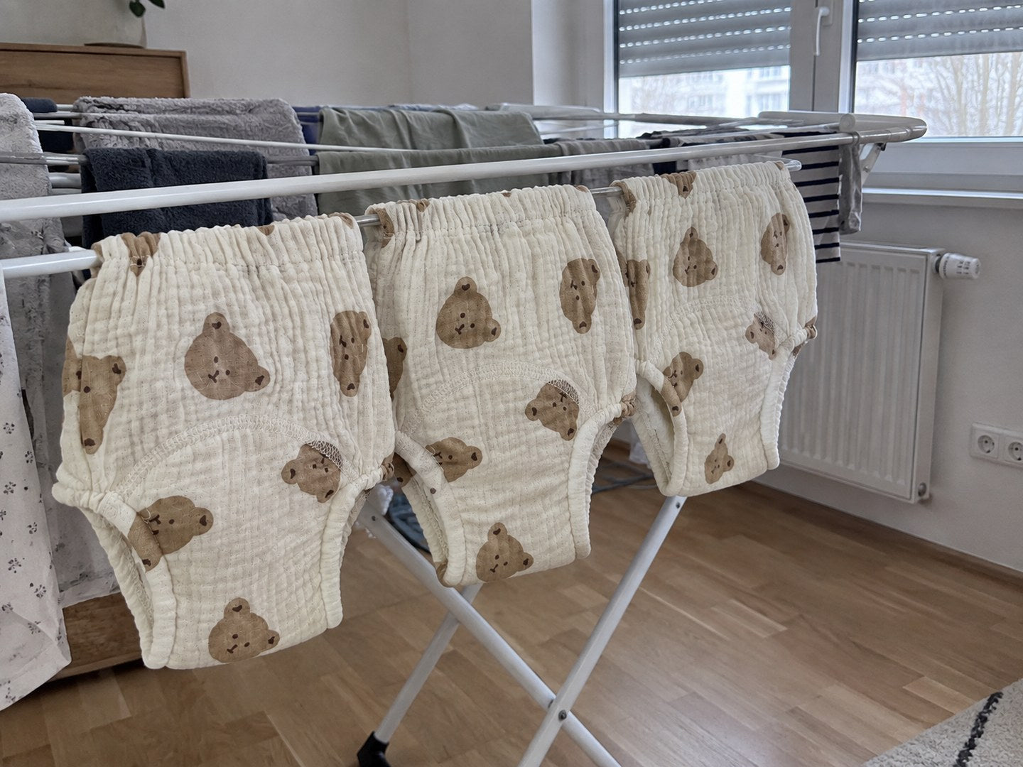 Baumwolle, gekräuselt, atmungsaktiv